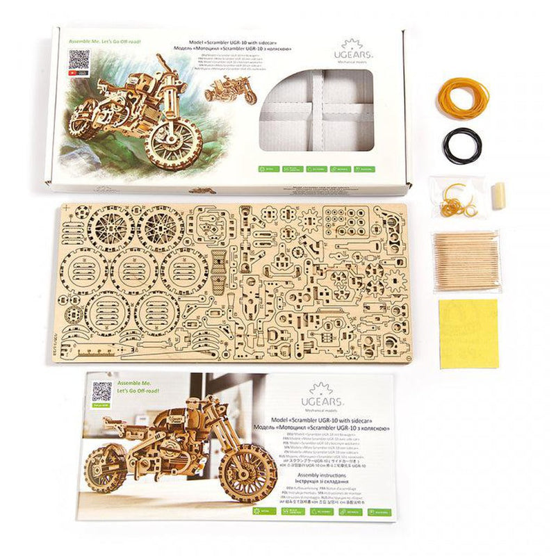 Scrambler Bike | Motorsykkel med sidevogn-Byggesett-Ugears-Kvalitetstid AS