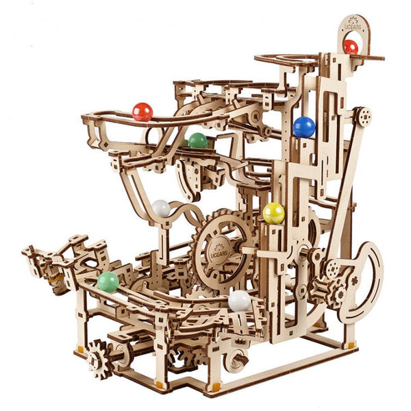 Klinkekulebane | Marble Run Tiered Hoist-Byggesett - mekaniske-Ugears-Kvalitetstid AS