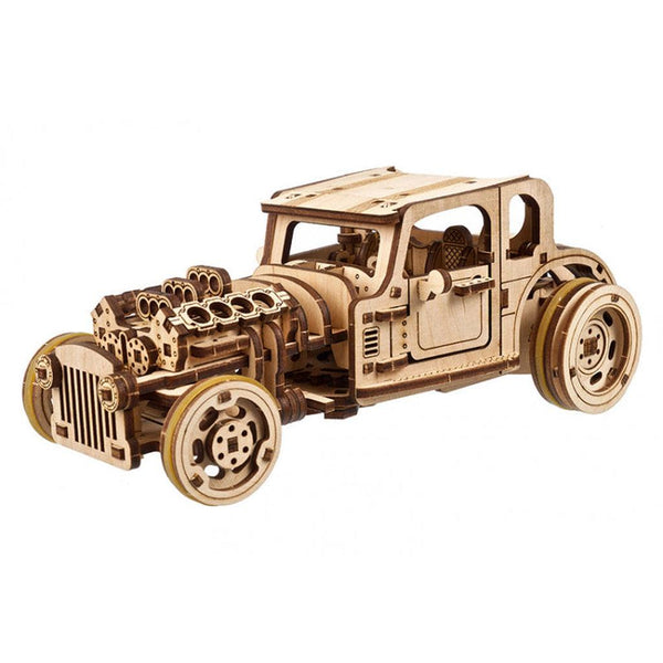 Hot Rod | Furious Mouse-Byggesett - mekaniske-Ugears-Kvalitetstid AS