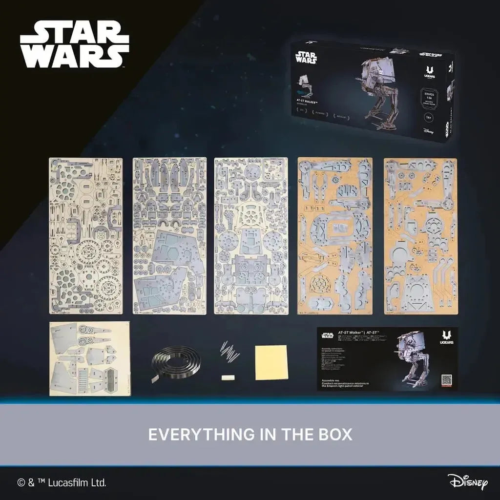 AT ST Walker Med Ekte Mekanikk For Star Wars Fans Ny-Ugears-Kvalitetstid AS