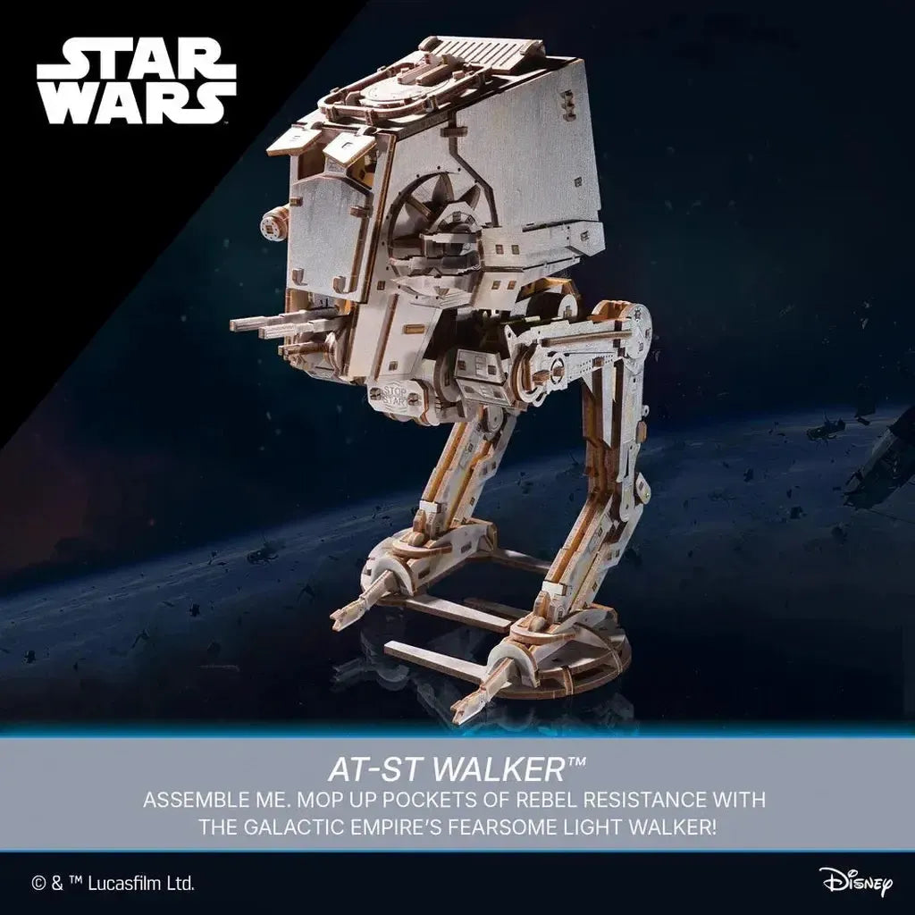AT ST Walker Med Ekte Mekanikk For Star Wars Fans Ny-Ugears-Kvalitetstid AS