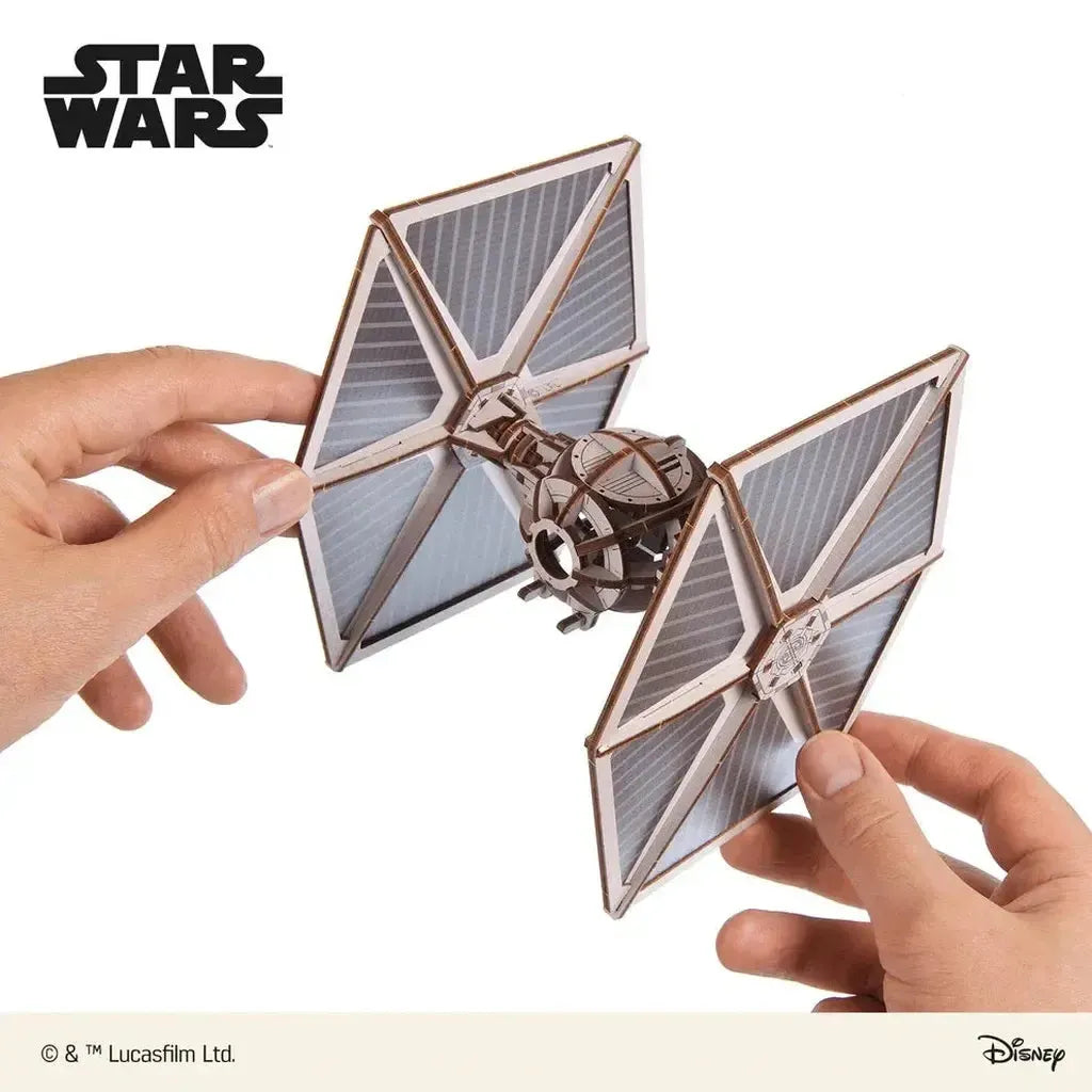 Ugears Tie Fighter Med Magnetisk Base Detaljert Modell-Ugears-Kvalitetstid AS