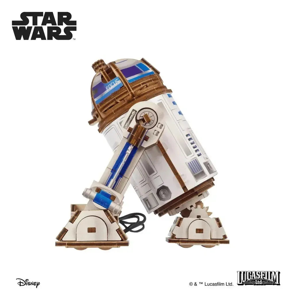 Ugears Star Wars R2-D2 Modell For Fans LED Prosjektor-Ugears-Kvalitetstid AS