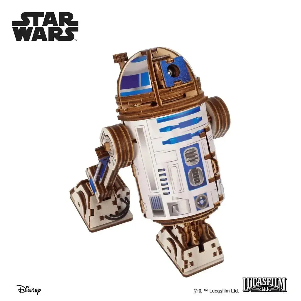 Ugears Star Wars R2-D2 Modell For Fans LED Prosjektor-Ugears-Kvalitetstid AS