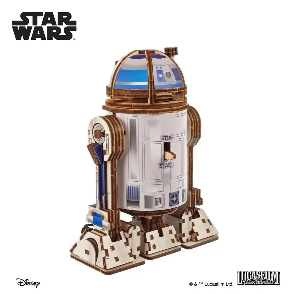 Ugears Star Wars R2-D2 Modell For Fans LED Prosjektor-Ugears-Kvalitetstid AS