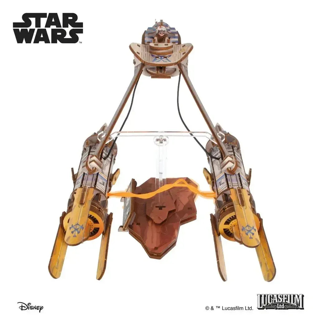 Ugears Star Wars Skywalker Pod Racer Modell Med Motorer-Ugears-Kvalitetstid AS