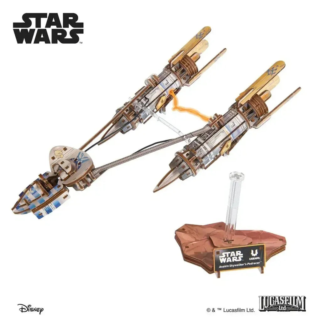 Ugears Star Wars Skywalker Pod Racer Modell Med Motorer-Ugears-Kvalitetstid AS
