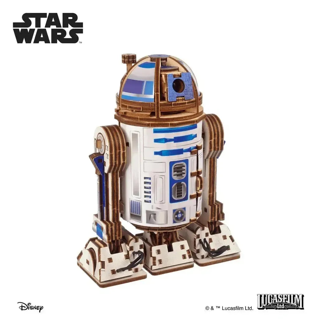 Ugears Star Wars R2-D2 Modell For Fans LED Prosjektor-Ugears-Kvalitetstid AS