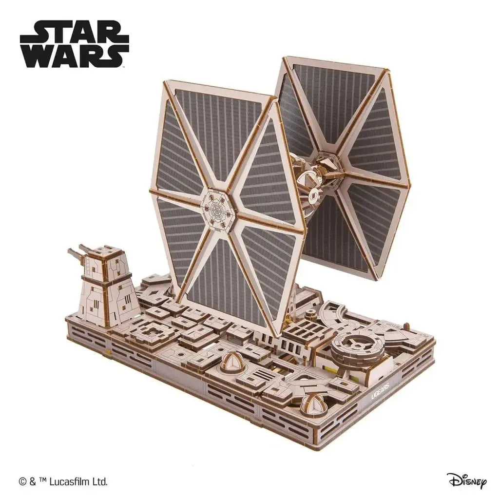 Ugears Tie Fighter Med Magnetisk Base Detaljert Modell-Ugears-Kvalitetstid AS