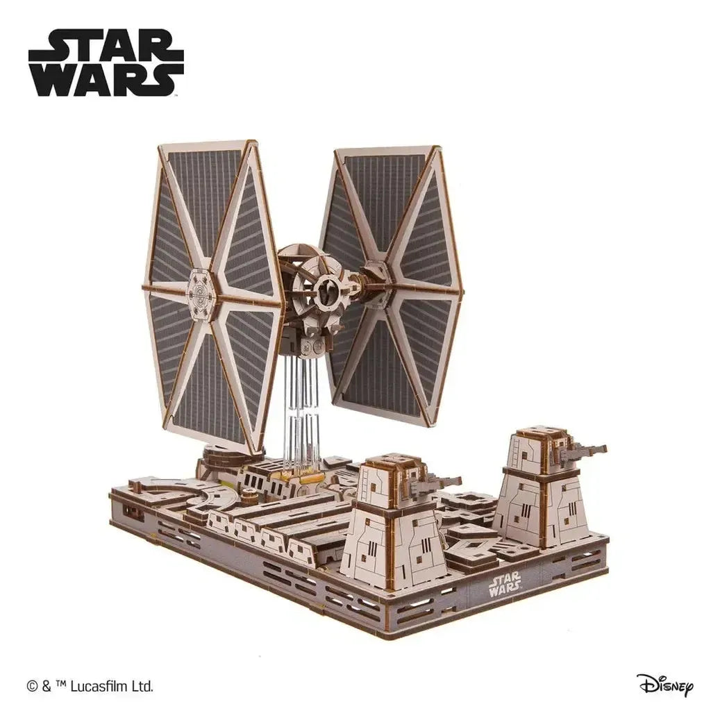Ugears Tie Fighter Med Magnetisk Base Detaljert Modell-Ugears-Kvalitetstid AS