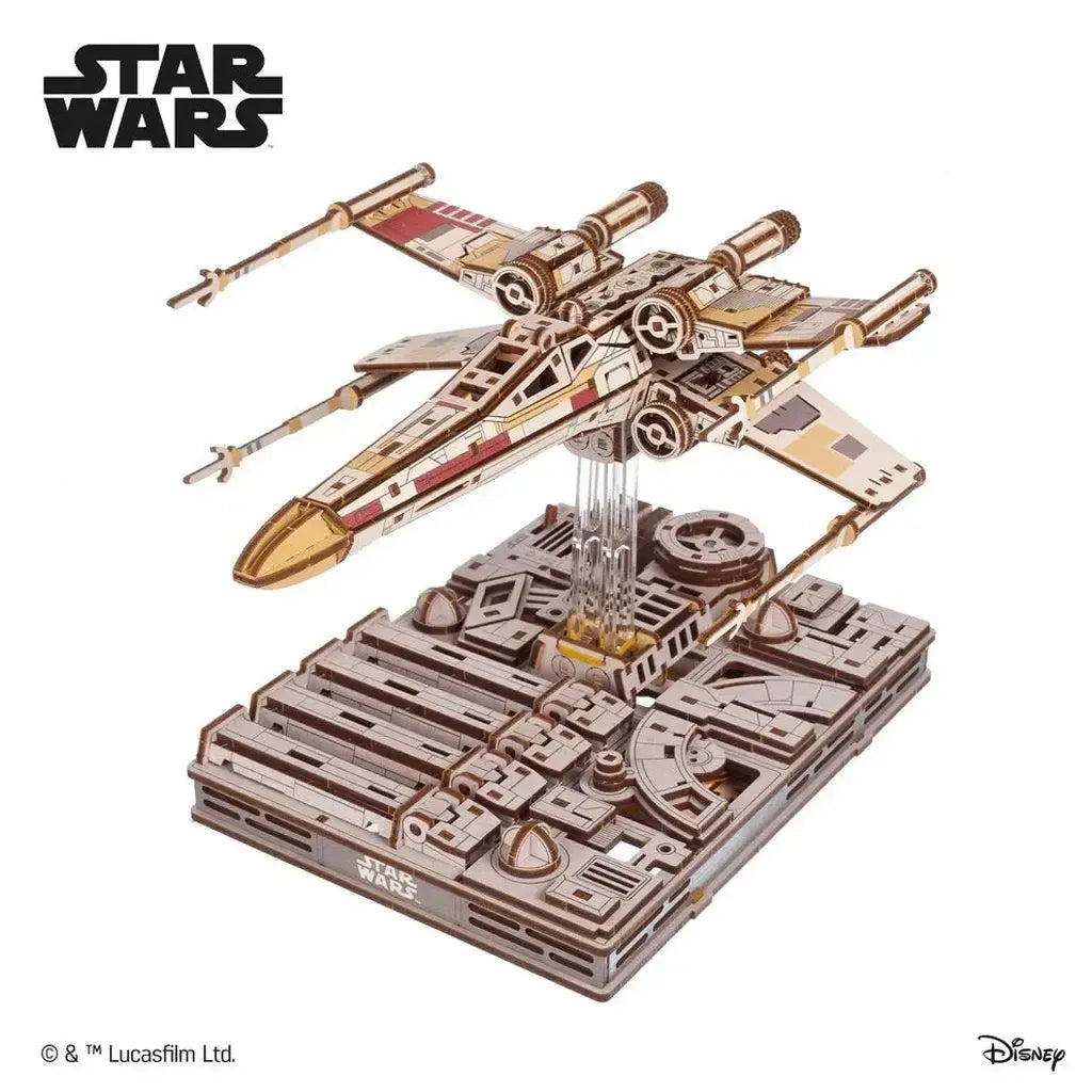Ugears X Wing Starfighter Modell Med Bevegelse Pendel-Ugears-Kvalitetstid AS