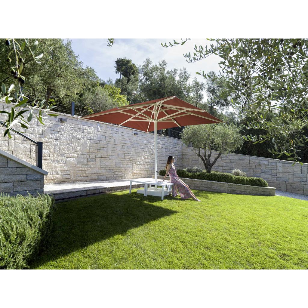Parasoll Verona Starwhite – teleskopparasoll for terrasse og uteservering | Scolaro | Scolaro