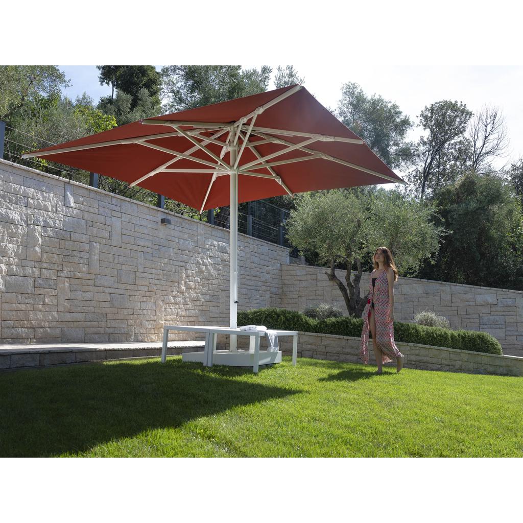 Parasoll Verona Starwhite – teleskopparasoll for terrasse og uteservering | Scolaro | Scolaro