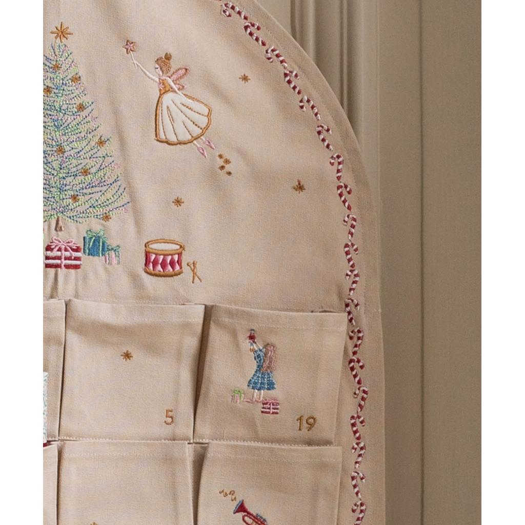 Stoff Julekalender The Nutcracker Gjenbrukbar Økologisk Bomull For Barn Avery Row | Avery Row