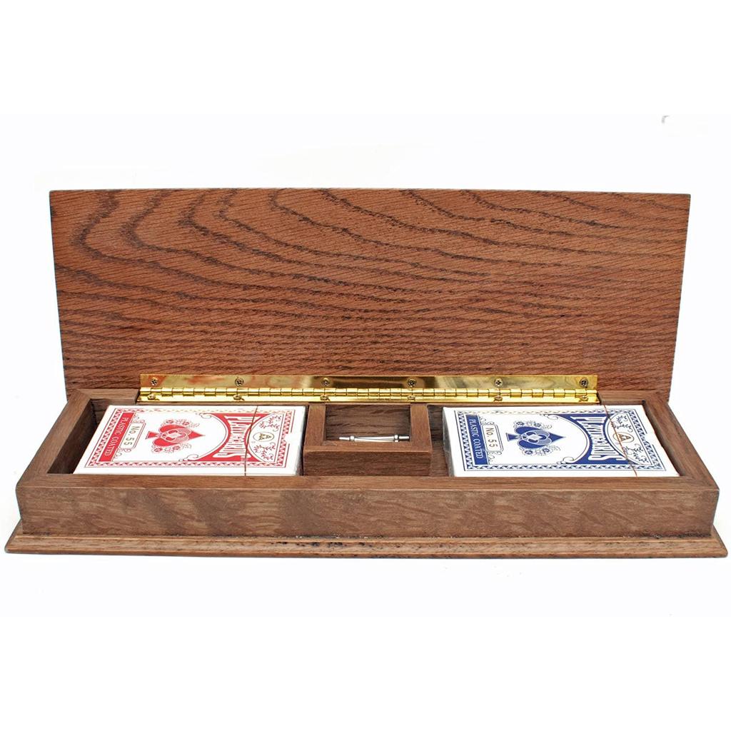 Cribbage i massiv eik – eksklusivt 3-spors sett | WE Games | Wood Expressions
