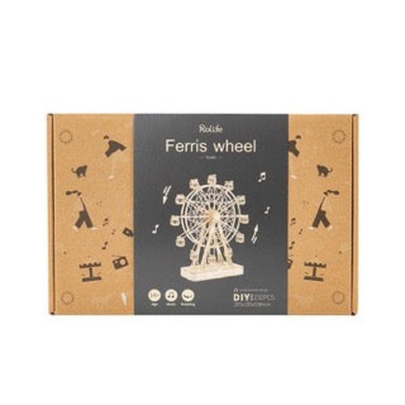 Ferris Wheel | Pariserhjul med musikkboks-Byggesett - mekaniske-Robotime-Kvalitetstid AS