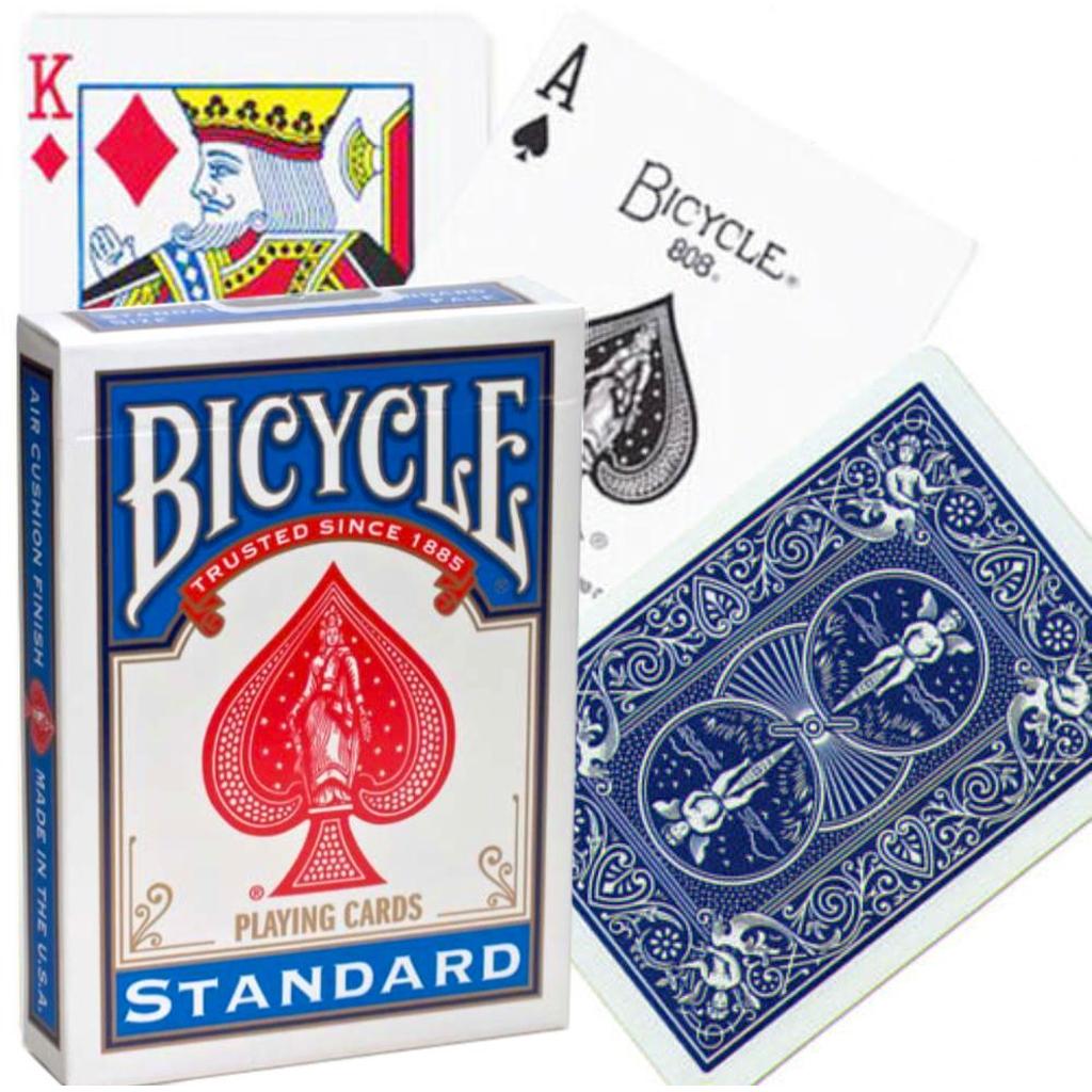 Bicycle Pokerkort Standard Blå 54 Kort Topp Profesjonell-Kortstokker-Cardshouse-Kvalitetstid AS