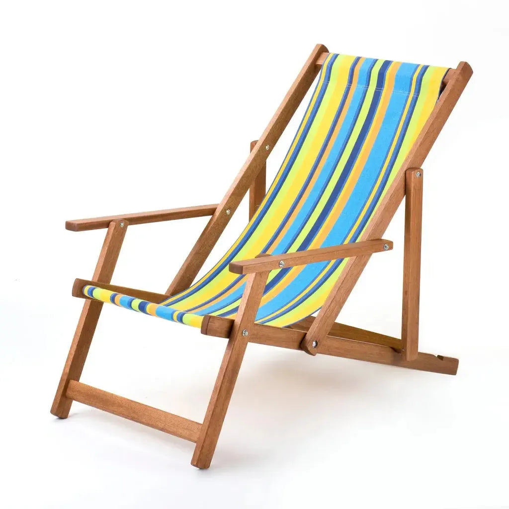 Fluktstol m/armlener | Bomull | Flerfarget-Armlenefluktstoler-Southsea Deckchairs-PC01-Kvalitetstid AS