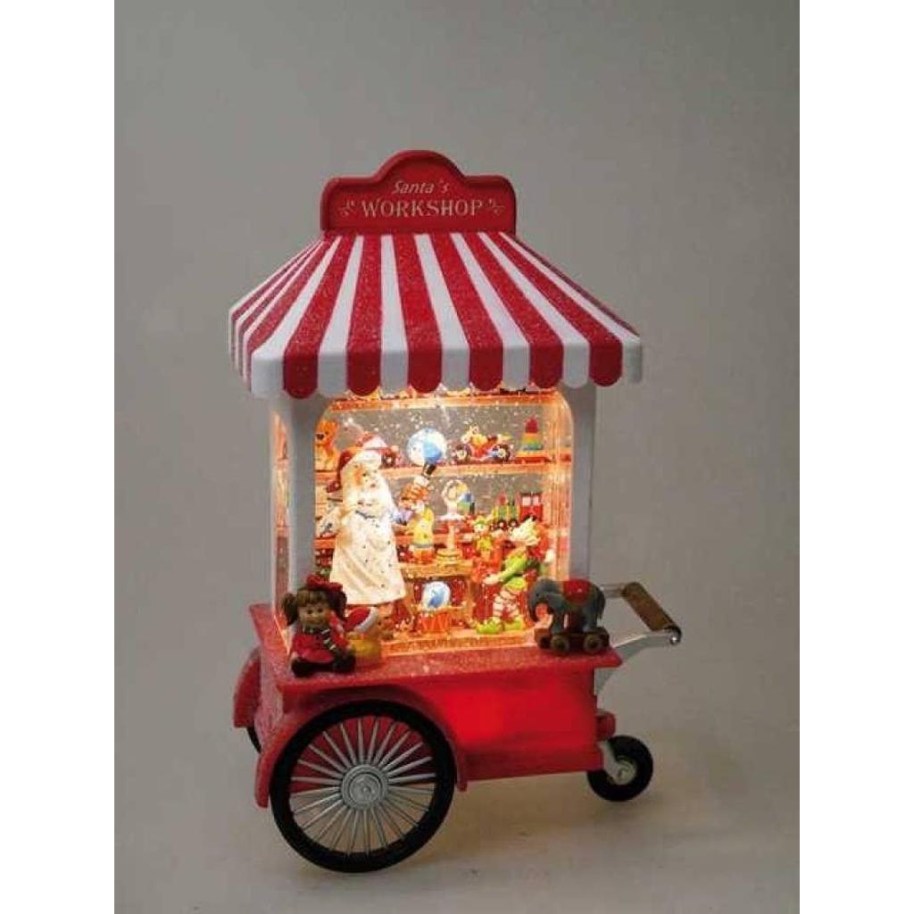 Music box - snow globe from Santa's workshop-Musicbox world-Kvalitetstid AS