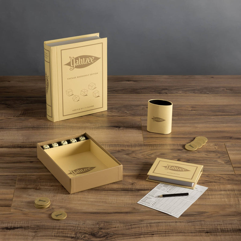 Yahtzee Vintage Bookshelf Edition-WS Game Company-Kvalitetstid AS