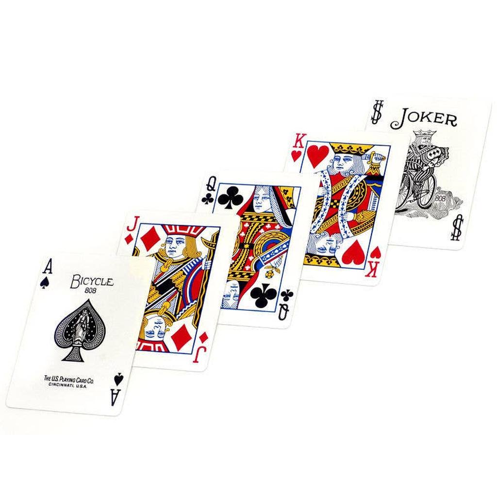 Bicycle Pokerkort Standard Blå 54 Kort Topp Profesjonell-Kortstokker-Cardshouse-Kvalitetstid AS