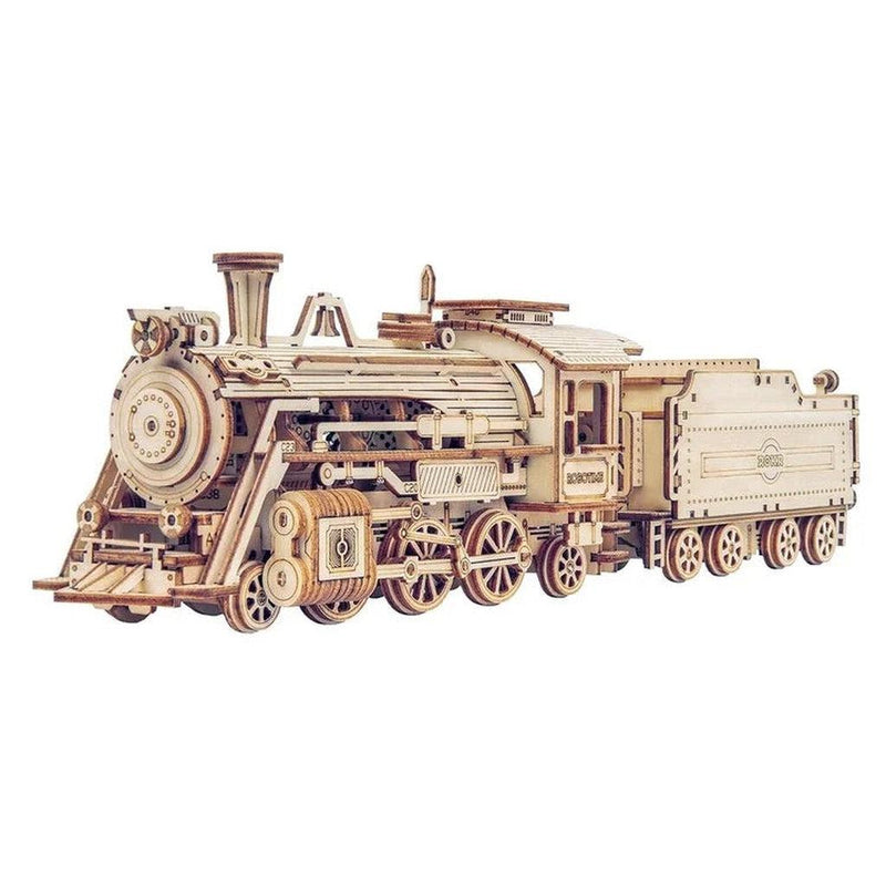 Prime Steam Express | Damplokmotiv-Byggesett - mekaniske-Robotime-Kvalitetstid AS