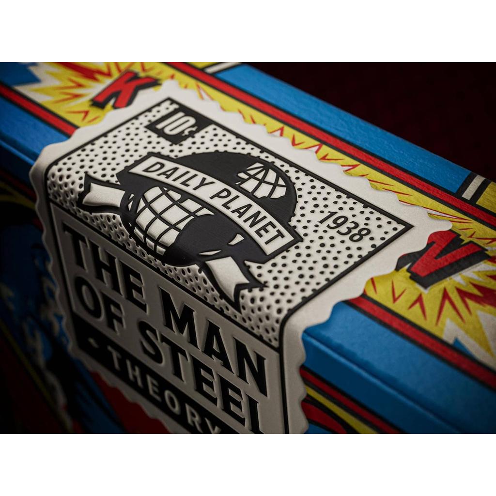 Theory11 Superman Spillekort Med Premium Embossing For Samlere Og Kortspillere DC Golden Age-Kortstokker-Cardshouse-Kvalitetstid AS