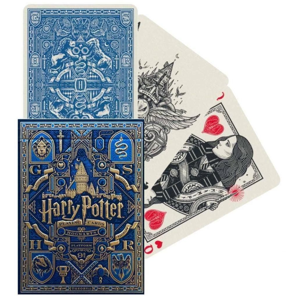 Harry Potter Ravenclaw Blå Theory11 Spillkort Premium-Kortstokker-Cardshouse-Kvalitetstid AS