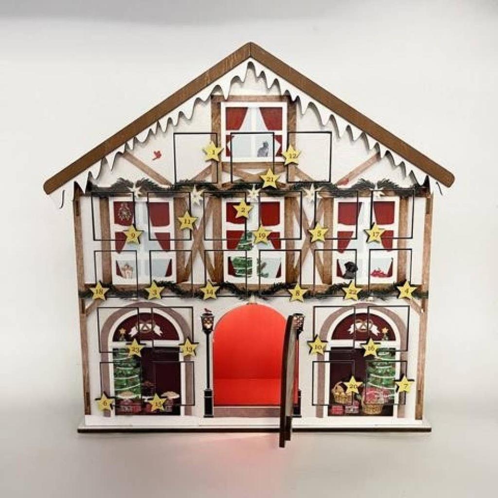 Advent calendar Christmas house-Musicbox world-Kvalitetstid AS