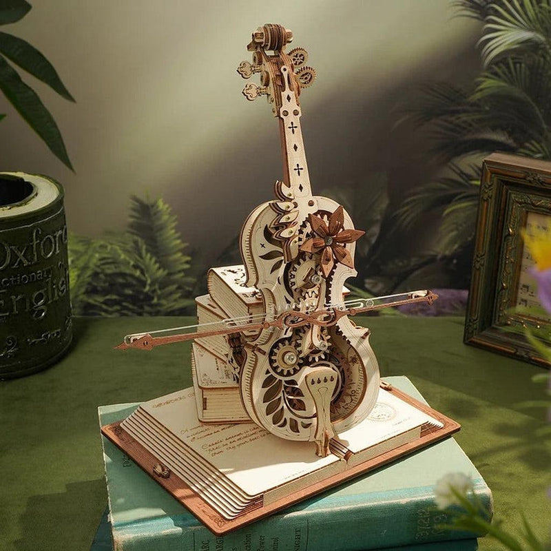 Magic cello | Cello-Byggesett - mekaniske-Robotime-Kvalitetstid AS