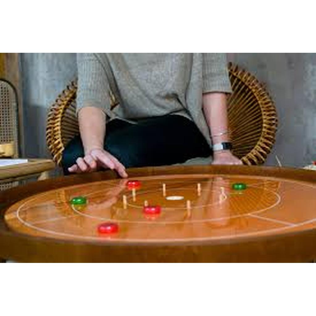 Crokinole Bordspill i Bjørk Konkurranse Komplett | Woodestic | Woodestic