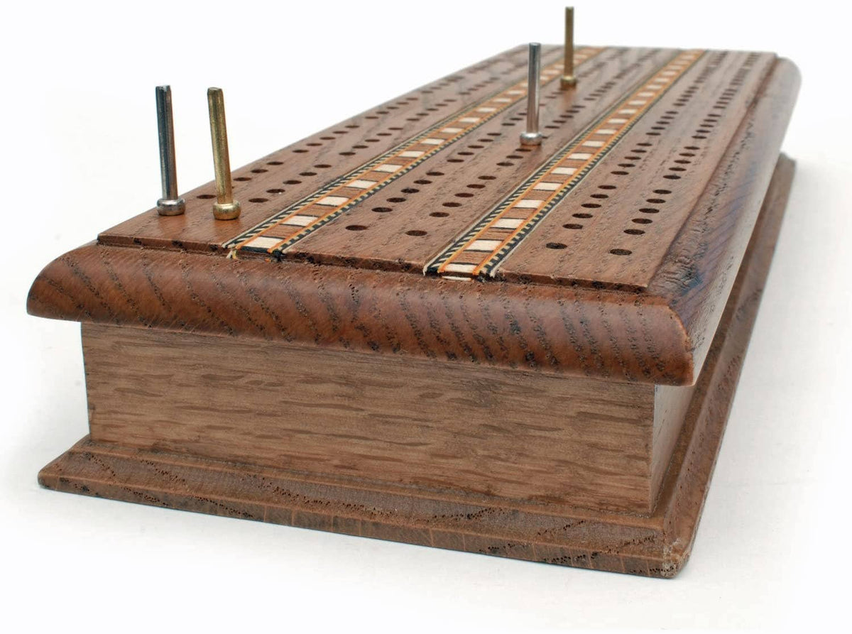 Cribbage i massiv eik – eksklusivt 3-spors sett | WE Games