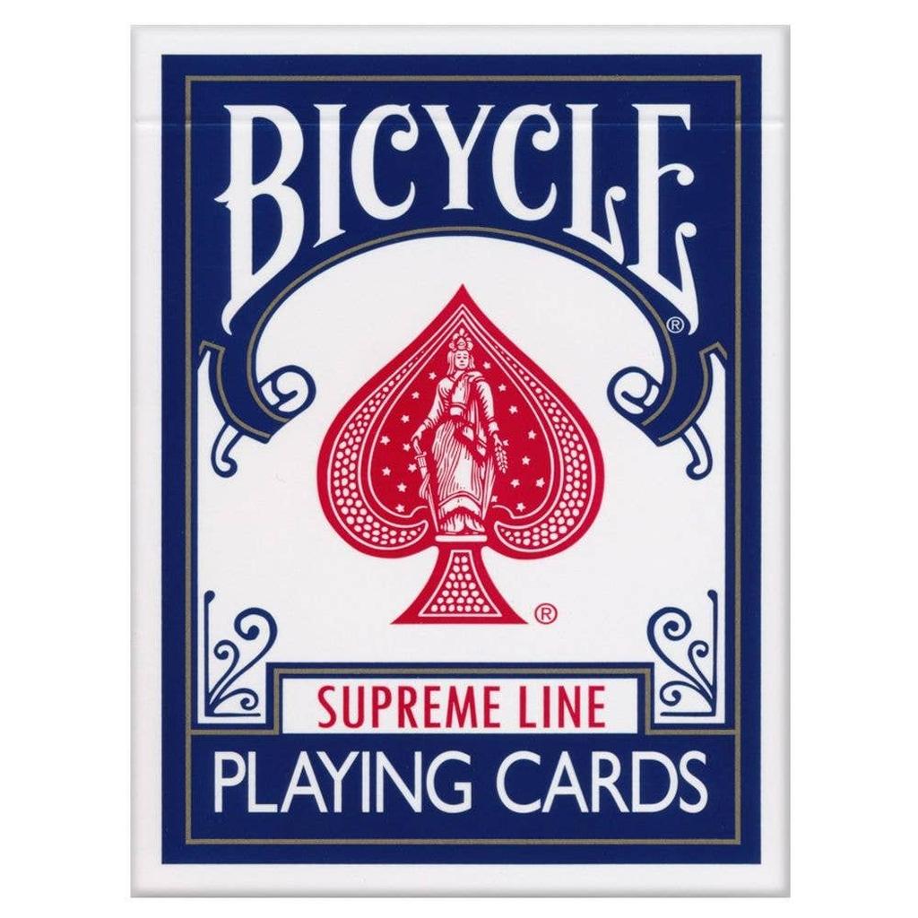 Bicycle Supreme Kortstokk Blå - Knust Kartong For Magikere-Kortstokker-Cardshouse-Kvalitetstid AS