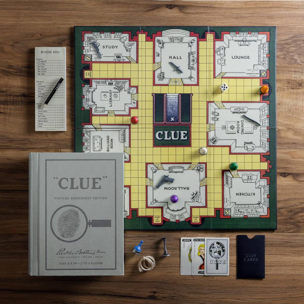 Clue - Vintage Bokhylleutgave-WS Game Company-Kvalitetstid AS