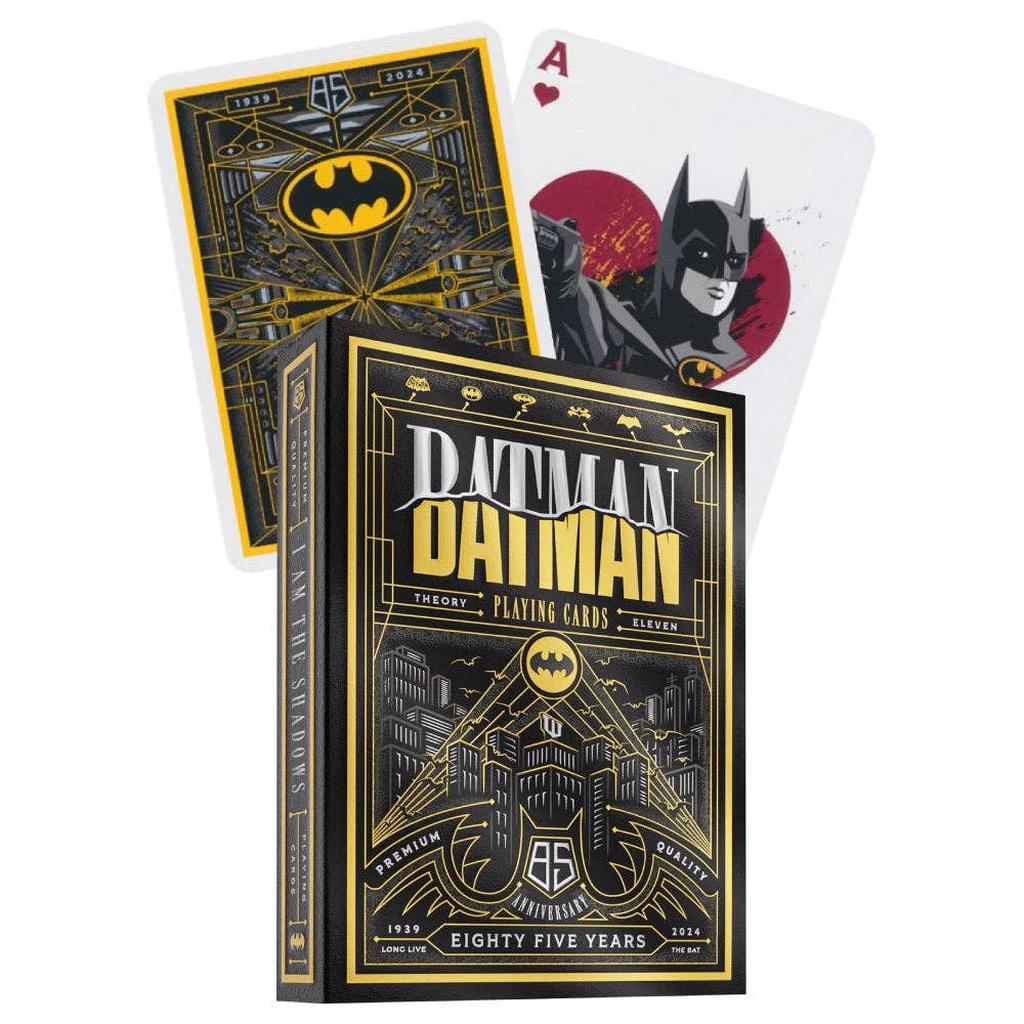 Batman 85 Års Jubileums Spillekort Theory11 for Samlere og Magikere med Foil Detaljer og Preget Embossing-Kortstokker-Cardshouse-Kvalitetstid AS