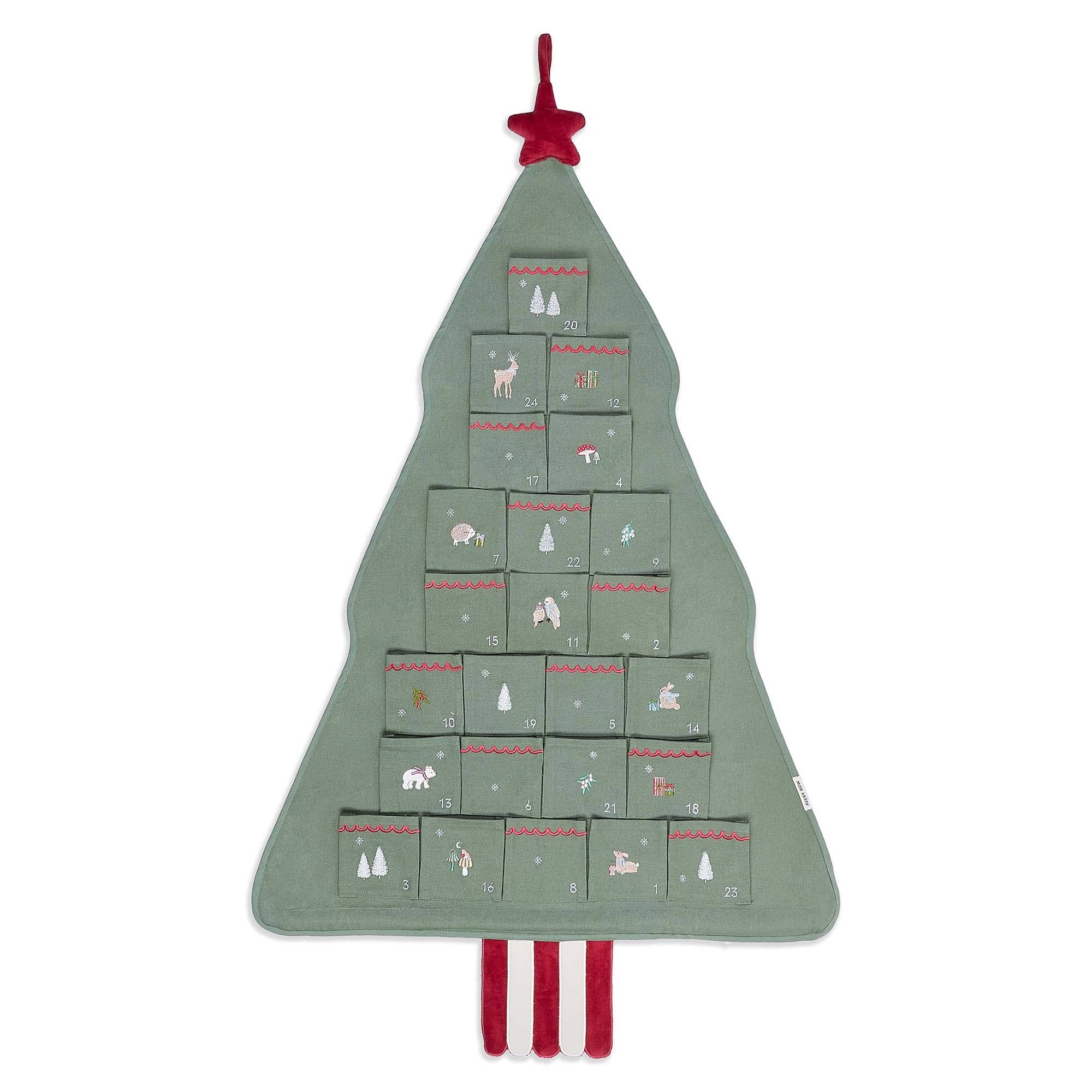 Fabric Advent Calendar - Christmas Tree-Avery Row-Kvalitetstid AS
