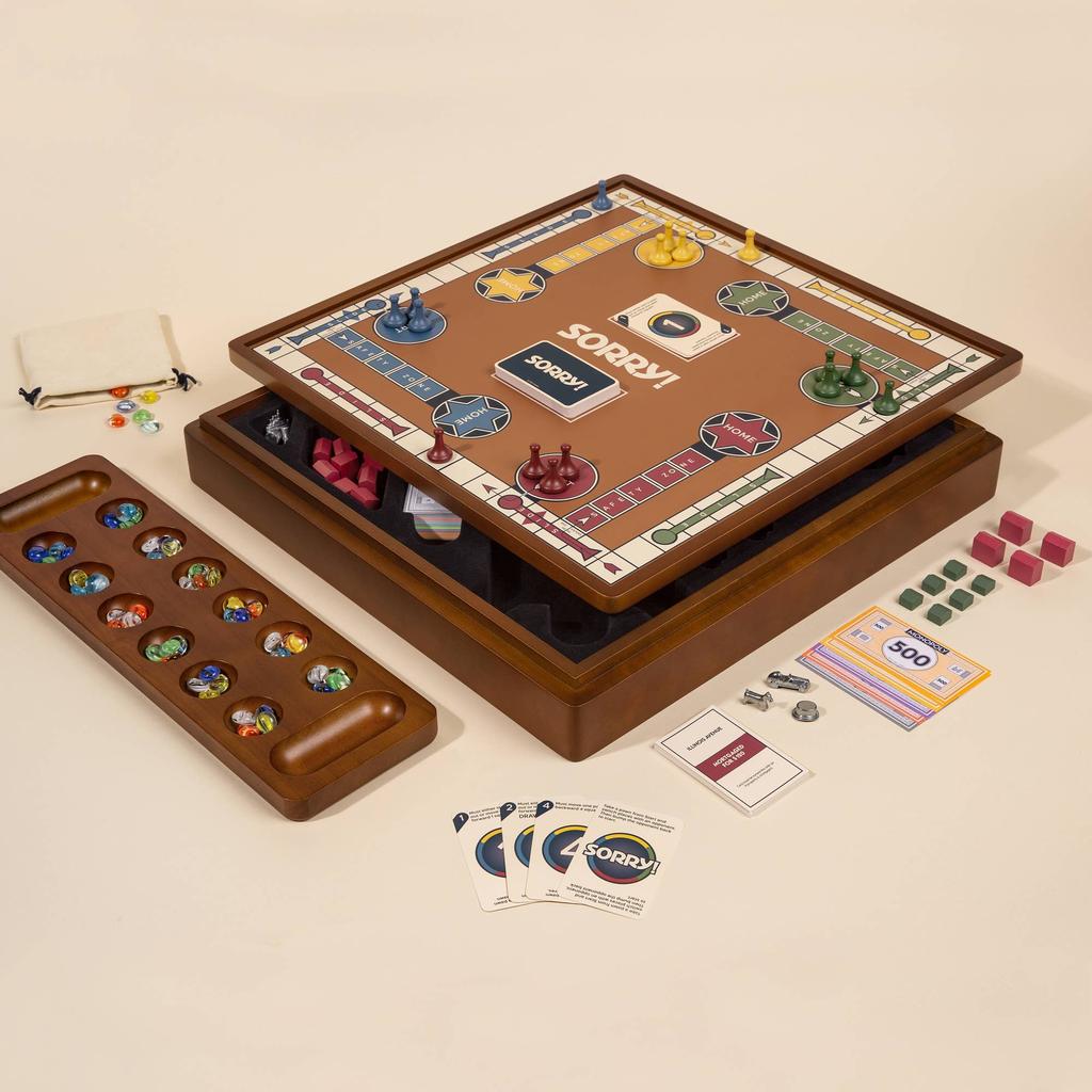 3-in-1 Game Collection: Monopoly, Sorry & Mancala-WS Game Company-Kvalitetstid AS