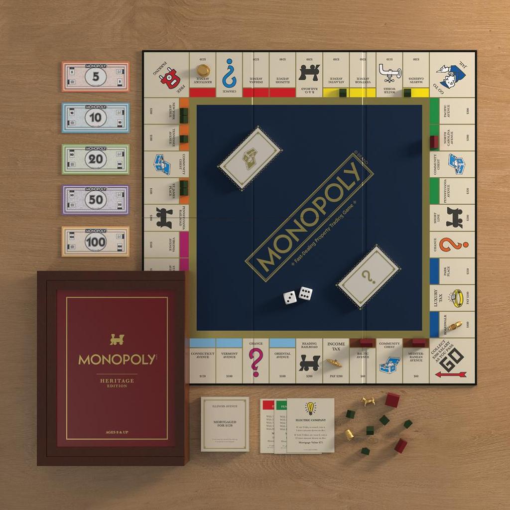 Monopoly Heritage Edition-Monopol-WS Game Company-Kvalitetstid AS