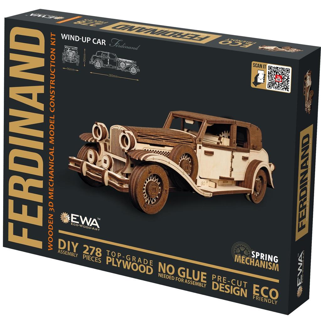 Ferdinand Veteranbil-Eco-Wood-Art-Kvalitetstid AS