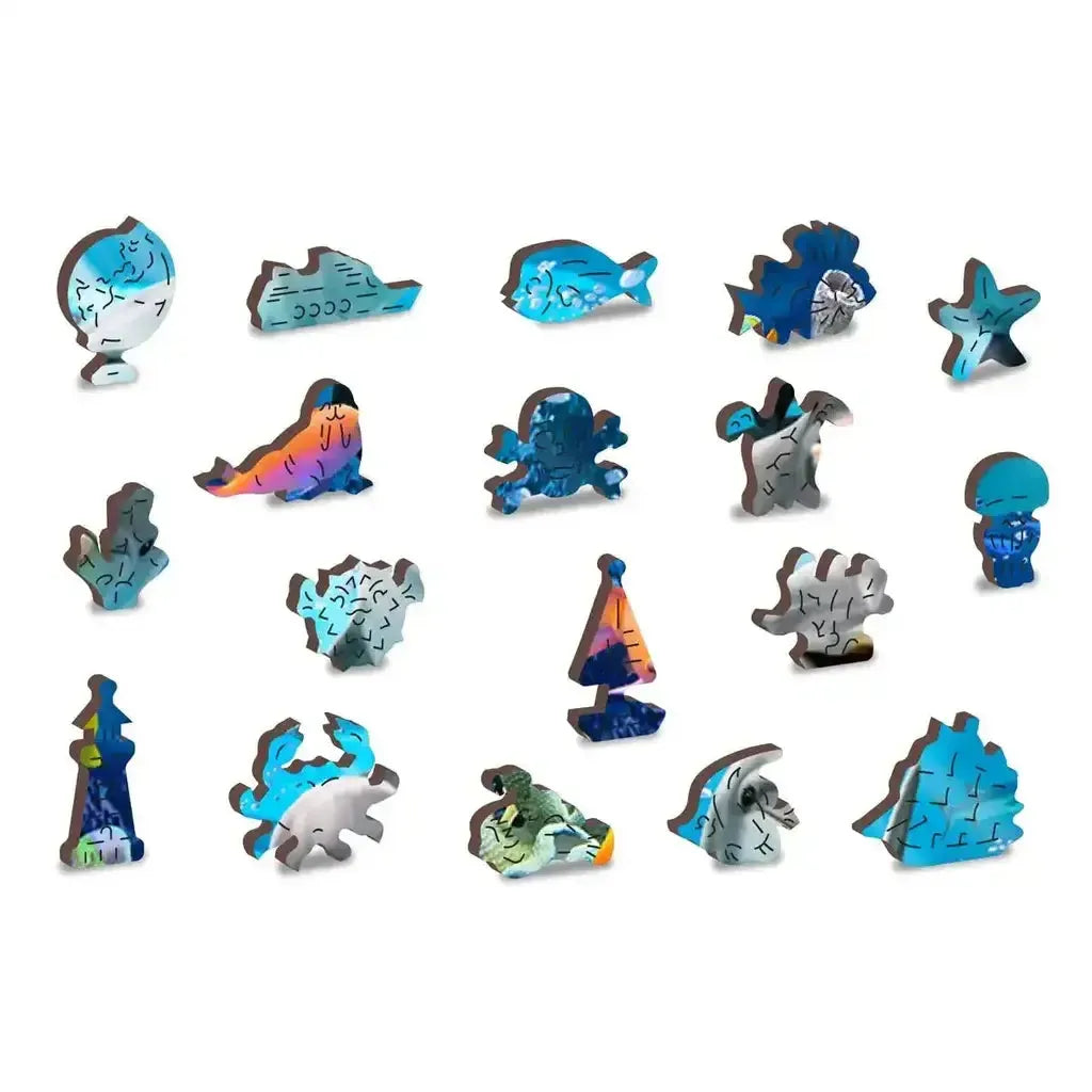 Happy Dolphins Tredekorasjon Lekent Gavevalg For Barnerom-Wooden City-Kvalitetstid AS