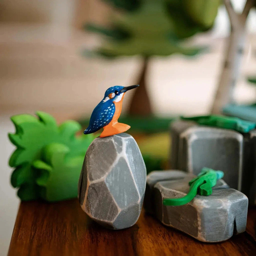 Trefigur | Isfugl | Kingfisher-Trefigurer-Bumbu Toys-Kvalitetstid AS
