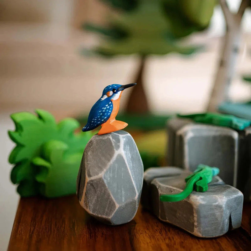Trefigur | Isfugl | Kingfisher-Trefigurer-Bumbu Toys-Kvalitetstid AS