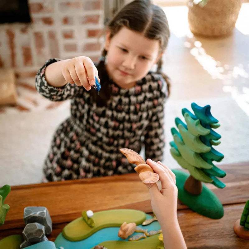 Trefigur | Isfugl | Kingfisher-Trefigurer-Bumbu Toys-Kvalitetstid AS