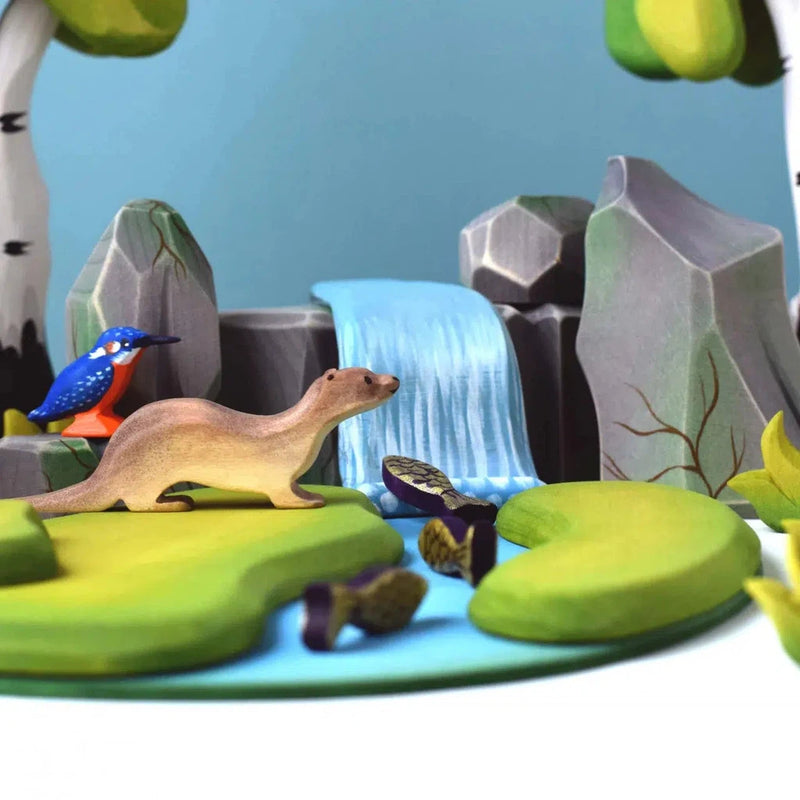 Trefigur | Isfugl | Kingfisher-Trefigurer-Bumbu Toys-Kvalitetstid AS
