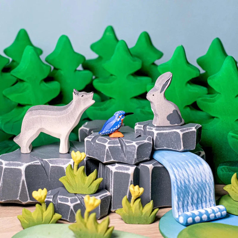 Trefigur | Isfugl | Kingfisher-Trefigurer-Bumbu Toys-Kvalitetstid AS