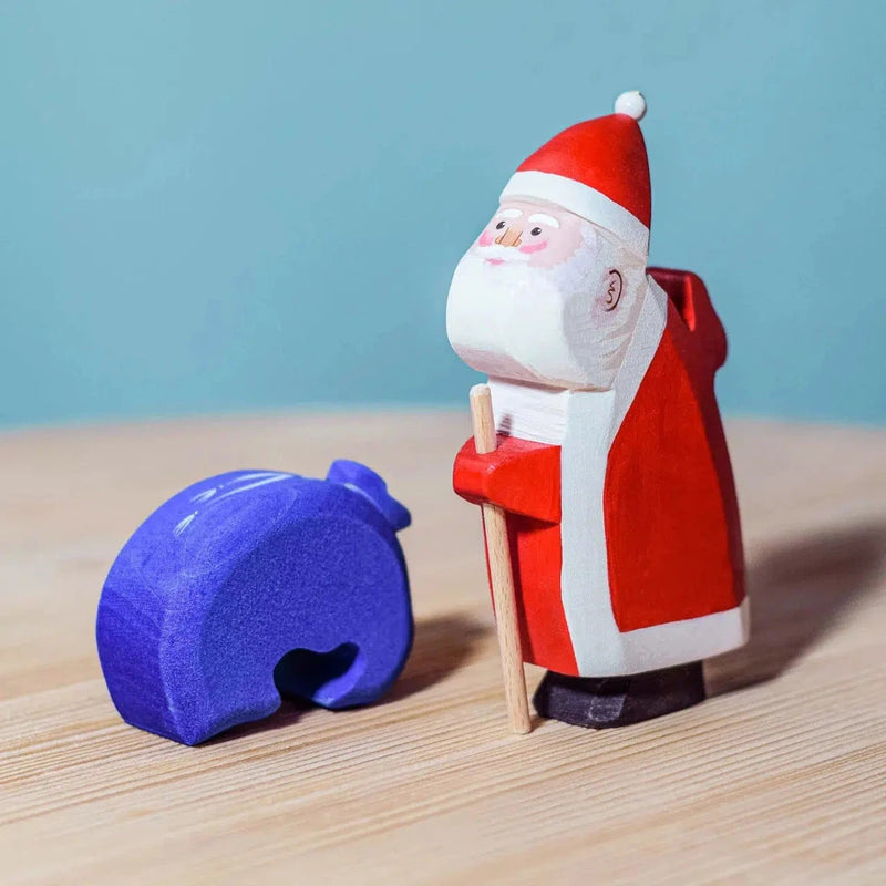 Trefigur | Reinsdyr, nisse og slede | Sett-Trefigurer-Bumbu Toys-Kvalitetstid AS