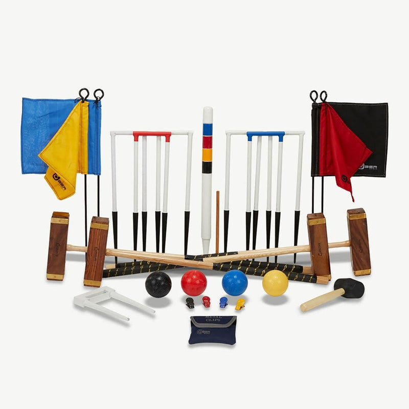 Croquet Championship | Mesterskaps-krokket-Croquet sett-Uber Games-Komplett sett fire pers-Kvalitetstid AS