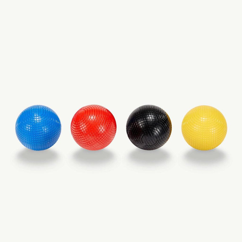 Croquet | krokketkuler-Croquet kuler-Uber Games-Kompositt-340g-Primærfarger: blå/rød/sort/gul-Kvalitetstid AS