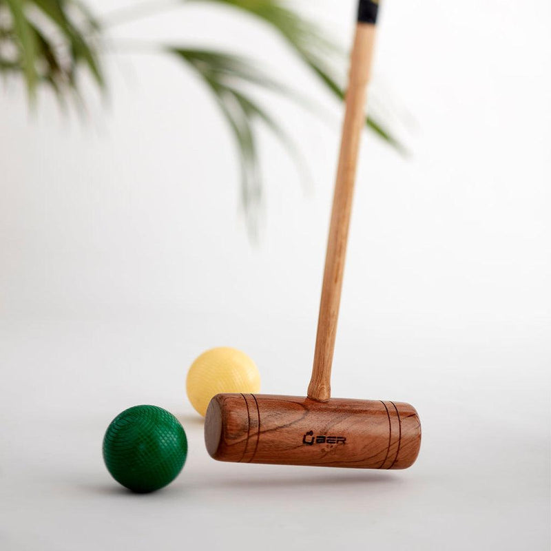 Croquet Garden | Hagekrokket-Croquet sett-Uber Games-4 pers komplett sett-Kvalitetstid AS