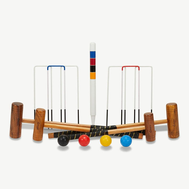 Croquet Family | Familie-krokket-Croquet sett-Uber Games-Komplett sett fire pers-Kvalitetstid AS